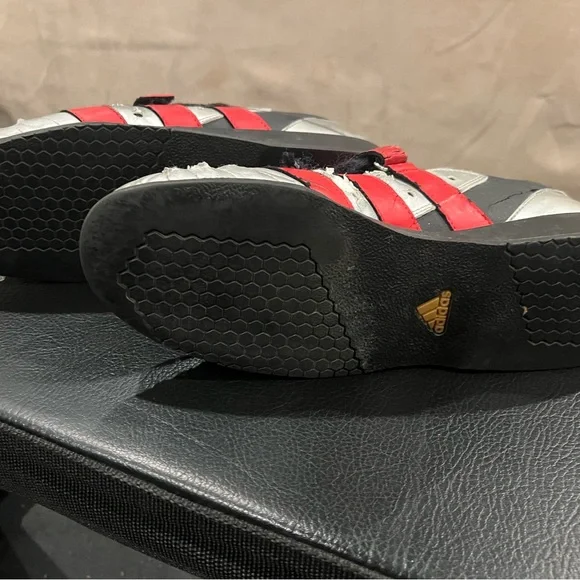 Adidas Ironworks II Weightlifting Shoes (Silver/Red 
